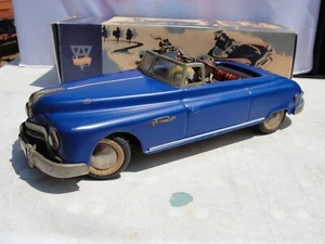 ARNOLD 1940ER/50ER VINTAGE BLECHPLATTE DUNKELBLAU AUTO GEBRAUCHT VERPACKT - Bild 1 von 24