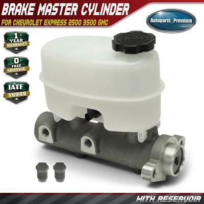Cilindro maestro de freno con depósito y sensor para Chevrolet Express 2500 3500 GMC Foto 1 de 4