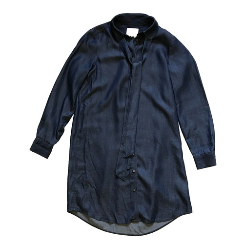 Abito donna Kate Spade Las Vegas indaco grifone 2 blu chambray manica lunga