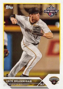 2023 TOPPS PRO DEBUT (#PD-12) - JACK BRANNIGAN - Picture 1 of 2