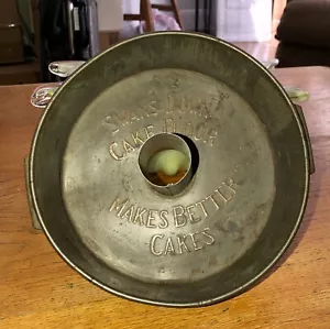 Kuchenform 20er Jahre Schwanendaunen Metall Blech verrostet geprägt Original Bauernhof Antik - Bild 1 von 14