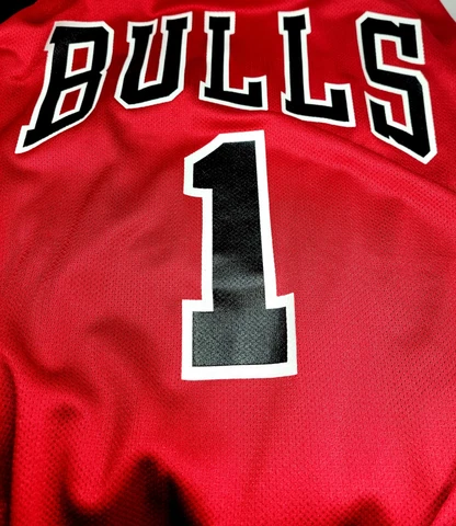 NBA Chicago Bulls Derrick Rose # 1 Basketball Jersey Mens Size 2XL XXL Red EUC Cover