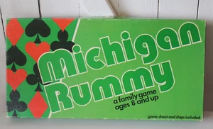 Juego de cartas de póquer Whitman vintage Rummy Royal Card Mat #4713 1962 Michigan nuevo - Imagen 1 de 4