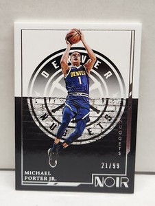 MICHAEL PORTER 2021-22 Noir ~ #'d /99 ~ Denver NUGGETS