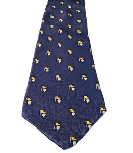 Vintage Tommy Hilfiger Herren Krawatte Italienische Seide Hergestellt in USA 3,75”x56” Golfbälle - Bild 1 von 6