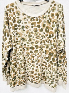 SALE Mode Fashion Italy Animal Leo Leopard Print 48 50 52 XXL Pullover Sweater - Bild 1 von 4