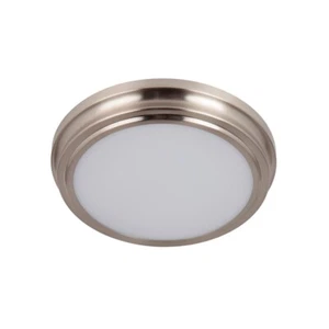 Craftmade X66 Series 1 Light LED 9" Flushmount, Nickel - X6609-BNK-LED - Picture 1 of 1
