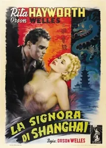 LADY FROM SHANGAI POSTER FILM RITA HAYWORTH RARO 1 - Foto 1 di 1