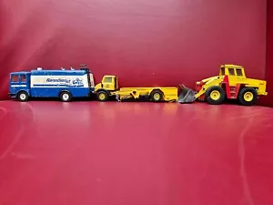 Lotto di 3 CAMION SIKU VINTAGE UOMO MERCEDES UNIMOG ZETTELMEYER 1:55 USATO CONDIZIONE - Foto 1 di 11