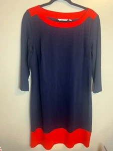 Vestido Boden 12R para mujer azul marino y rojo - Imagen 1 de 5