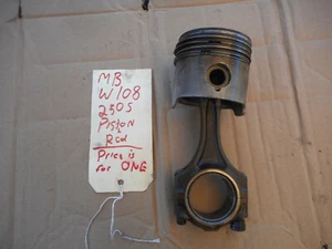 Mercedes Benz 250 250S W108 W111 82.47 82,47 Piston &  Connecting Rod      - Picture 1 of 12