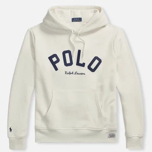 Neu mit Etikett Polo Ralph Lauren Logo Fleece HOODIE PULLI HERREN weiß/weiß L $ 168,0 - Bild 1 von 5