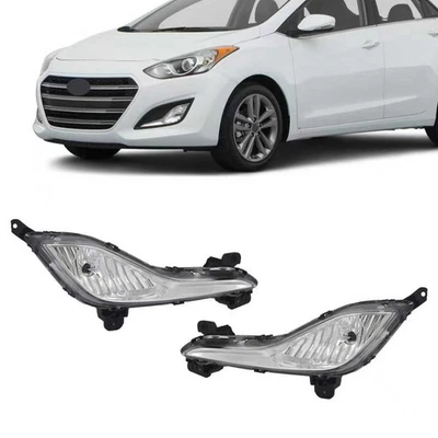 For 2013-2017 Hyundai Elantra GT Fog Light Driver & Passenger Side Pair DOT Foto 1 de 4