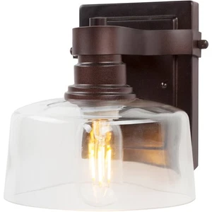 Forte Lighting 5735-01-32 Acopa 1 Light 7 inch Antique Bronze Sconce Wall Light - Picture 1 of 3