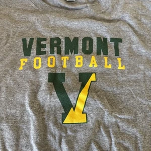 University Of Vermont Retro Throwback Large Mens Gray Graphic Logo Tshirt NCAA - Picture 1 of 6
