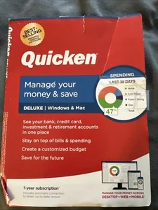 Quicken Deluxe Persönliche Finanzen Verwalten Sie Ihr Geld und sparen Sie Deluxe Windows & Mac - Bild 1 von 2