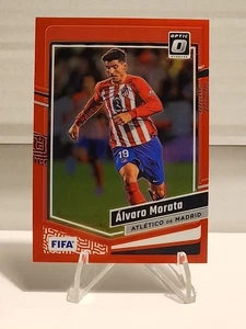 2023-24 Panini Donruss Fifa - Optic Alvaro Morata #111 Red Prizm /299 - Picture 1 of 2