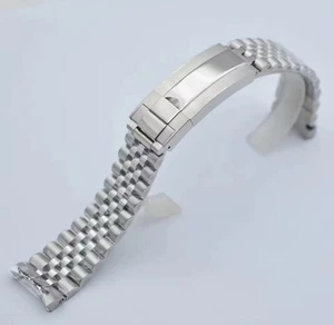 21MM JUBILEE WATCH BAND SOLID LINK FOR ROLEX DATEJUST 904L STAINLESS STEEL HEAVY - Picture 1 of 5