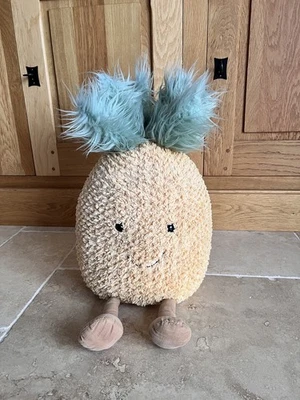 Jellycat Huge Amuseable Pineapple - Retired soft plush fruit veg toy repaired - Image 1 of 4