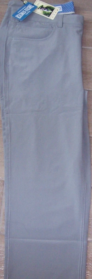 Pantalones de rendimiento elásticos de cardo DONALD ROSS talla W36/L32 GRIS CLARO Foto 1 de 1