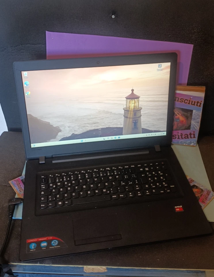 Lenovo IdeaPad 110-17acl 17,3" 1600X900  amd a6-quad core 8gb 128gb ssd nvme - Immagine 1 di 4
