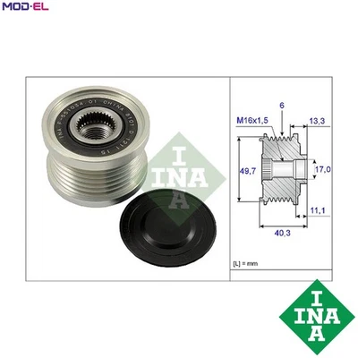 ALTERNATOR FREEWHEEL CLUTCH 535 0093 10 FOR NISSAN GENISS/LIVINA/MPV TEANA 1.8L - Image 1 of 4