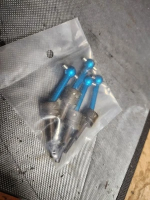 Juego de 4 ejes de transmisión Touring TT02 TT01 Tamiya azul aluminio acero Foto 1 de 3
