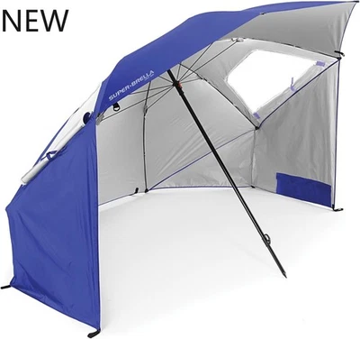 Sport-Brella Super-Brella SPF 50+ Sun and Rain Canopy Umbrella for Camping, NEW - Image 1 of 4
