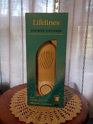 Lifelines Shower AROMA DIFFUSER Spa with ClickWick Essential Oil Blend - Image 1 of 4