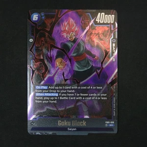 Goku Black Super Rare FB01-039 Awakened Pulse Holo - Picture 1 of 2