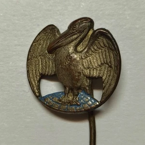 Antigua Insignia AVIACION Vuelo Pelicano KLM Paises Bajos PIN Año 1933 Fokker - Picture 1 of 3