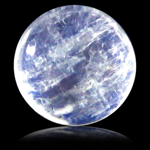 1.46 ct AAA Supreme Round Cabochon Shape (7 x 7 mm) Rainbow Blue Moonstone - Picture 1 of 1