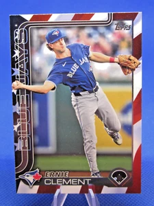 2024 TOPPS SERIE 1 #319 ERNIE CLEMENT JOUR DE L'INDÉPENDANCE PARALLÈLE BLUE JAYS 22/76 - Photo 1/2
