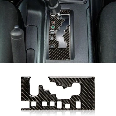 2Pcs Car Console Gear Shift Panel Cover Black Trim Fit Toyota FJ Cruiser 07-21​ — 第 1/4 张图片