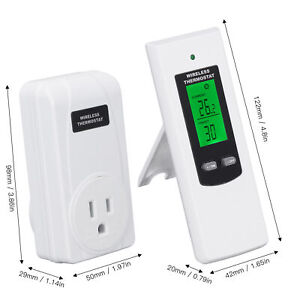 Thermostat Outlet Temperature Auto Detection Backlit Temperature Controller ✲