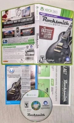 Rocksmith 2014 Edition (Xbox 360) CIb w/ manual, (no cable) SHIPS FAST!!! - Image 1 of 2