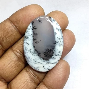Natural Dendrite Agate Cabochon Loose Gemstone For Jewelry 48 Cts. ME-13473 - Picture 1 of 4