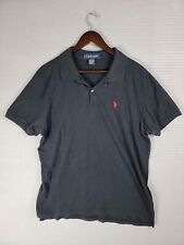 Us Polo Assn Polo shirt size XL short-sleeve casual cotton slim fit black