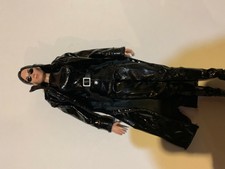 THE MATRIX MOVIE TRINITY 12" INCH DOLL PVC VINYL CATSUIT COAT RARE