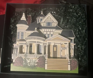 Shelia’s Vintage Collectible House Pillow Thompson House Helena Arkansas - Bild 1 von 2