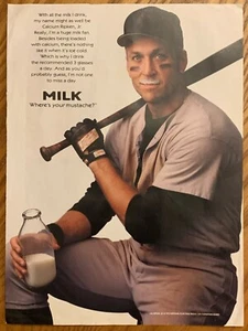 CAL RIPKEN JR., RARE ! 1996 "MILK" ADVERTISEMENT, THE LEGENDARY BALL PLAYER ! - Picture 1 of 1