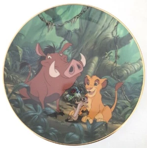 BRADFORD EXCHANGE...LION KING PLATE COLECTION.."A CRUNCHY FEAST" PORCELIN PLATE - Picture 1 of 7