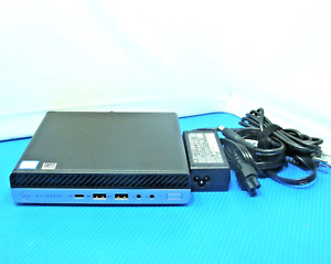 HP EliteDesk 800 G4 mini micro desktop pc i5-8600t 2.3ghz W11p 8gb 512gb ssd +AC