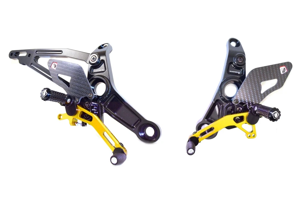 Ducabike Ducati Monster 821 1200 Rearsets - Black-Gold - Изображение 1 из 1