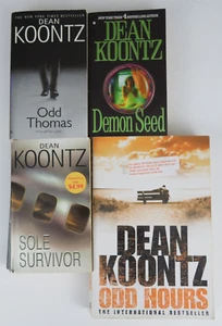 Lot of 4 DEAN KOONTZ Paperback Novels Books - Horror Suspense Thriller Crime - Picture 1 of 10