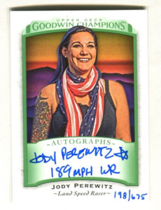 2017 Goodwin Autographs Inscriptions #AJP Jody Perewitz 198/675 ZWB 1870