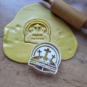 Resurrection Jesus Easter Cutter Cutter Salt Dough Cookie - Picture 1 of 4