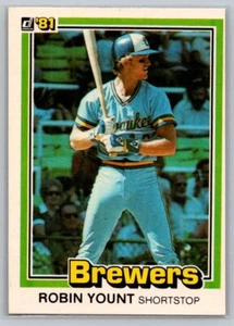 1981 Donruss Robin Yount #323 - Picture 1 of 2