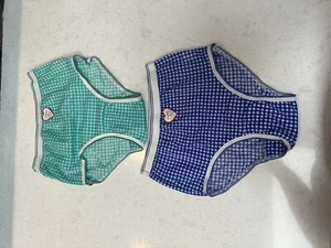 Vintage Girls Size Medium 7-8 Underwear Brief Panties Plaid Sophia NWT - Picture 1 of 2