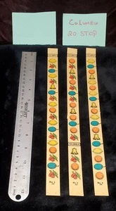 COLUMBIA 20 STOP REGULAR / WIDE SET REEL STRIPES FOR ANTIQUE SLOT MACHINE "#CRA" - Bild 1 von 1